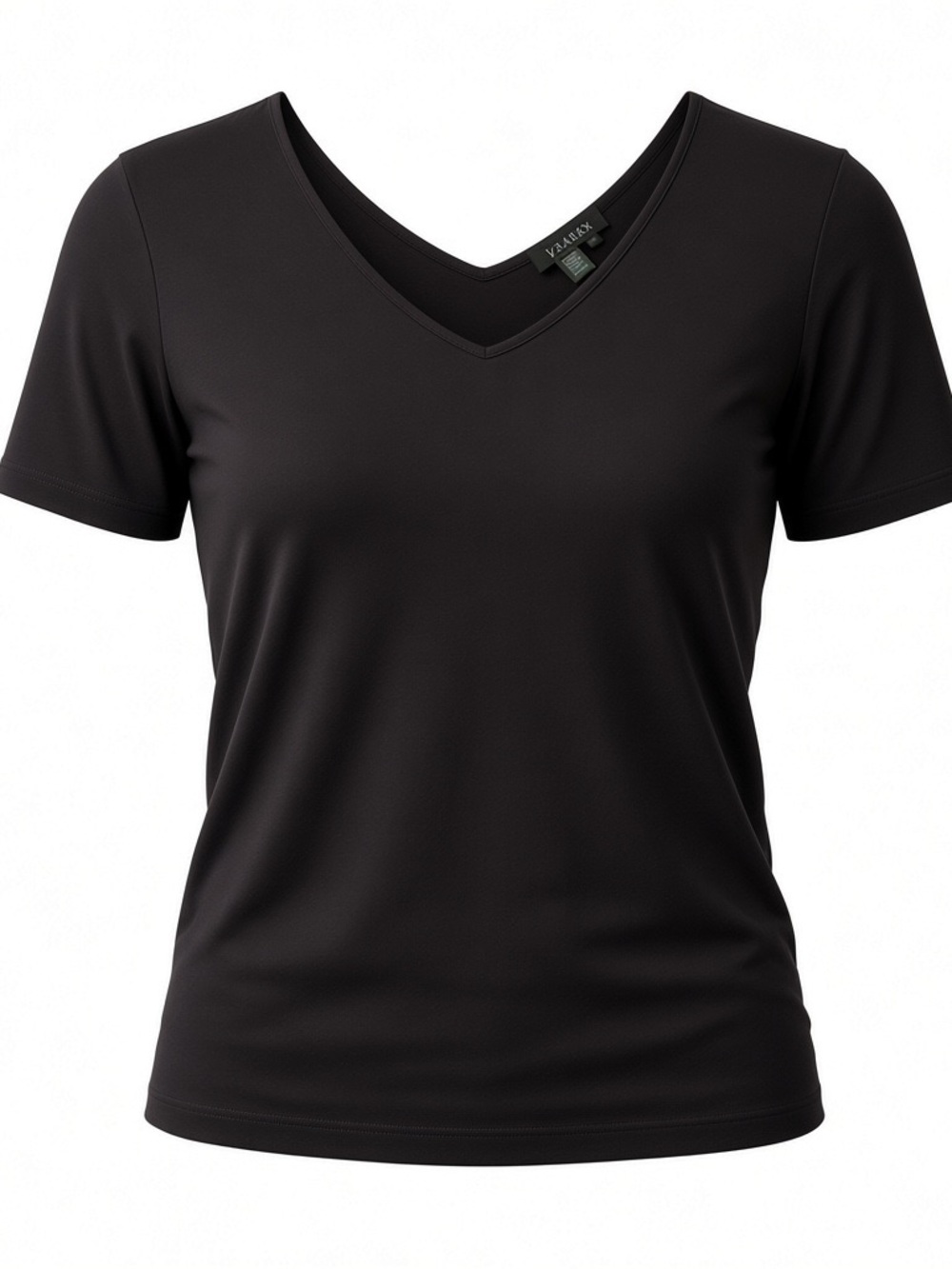 Ralph Lauren Black V-Neck Short Sleeve Tee Shirt